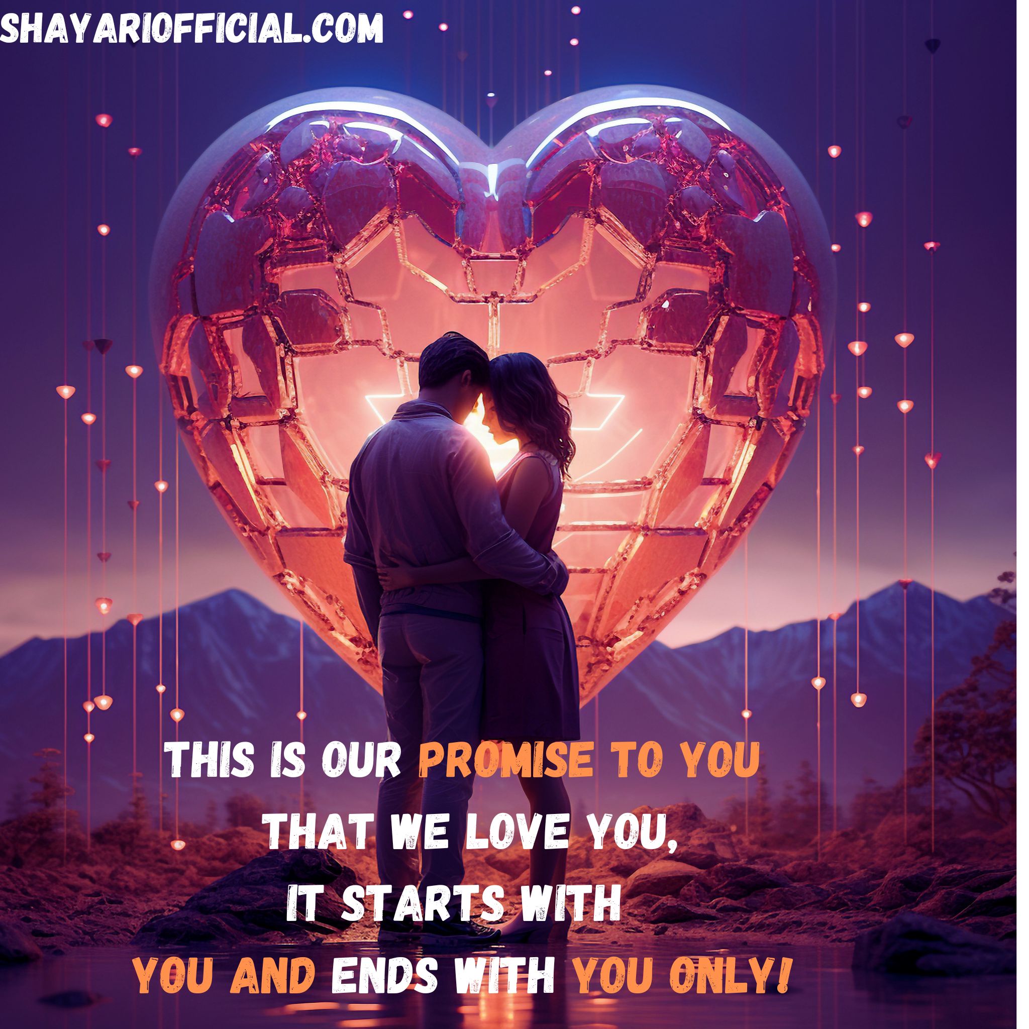 heart touching love shayari in english